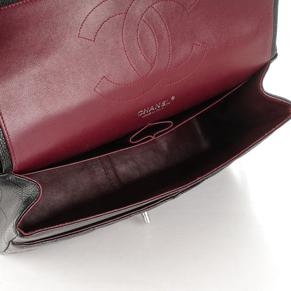 Chanel Caviar Quilted Jumbo Double Flap Black 5 of 7
