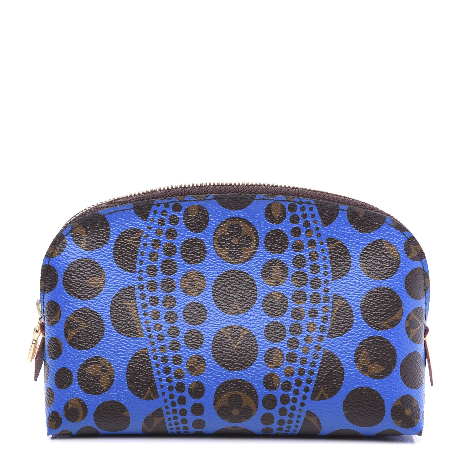 Louis Vuitton Monogram Kusama Pumpkin Dots Cosmetic Pouch Blue 1 of 6