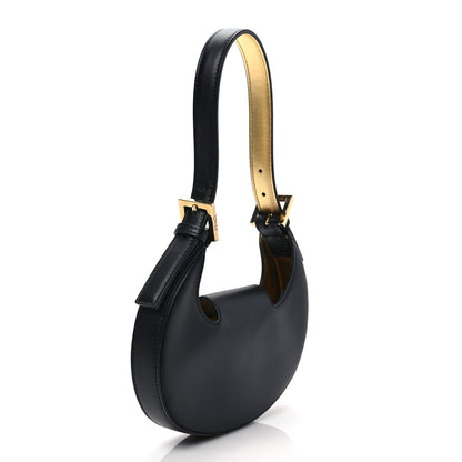 Fendi Vitello King Mini Cookie Hobo Bag Black 3 of 8
