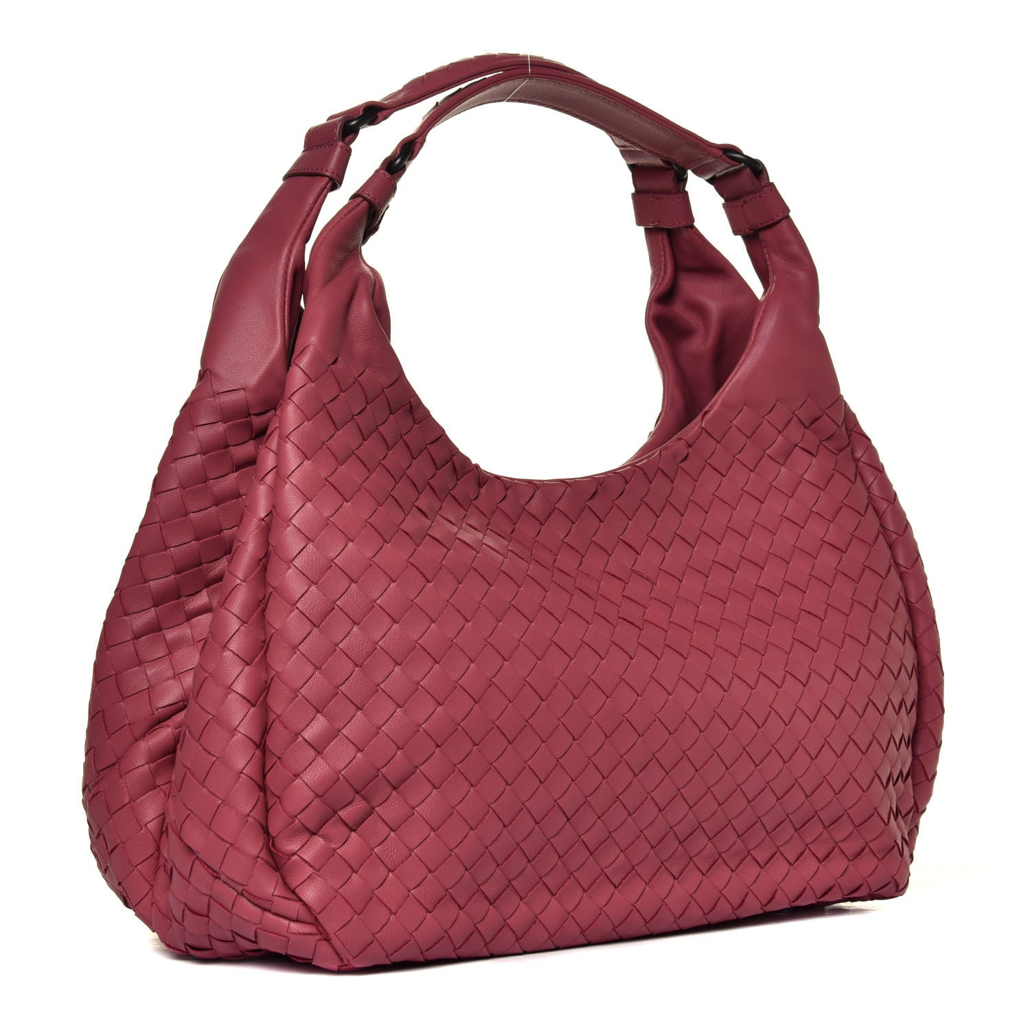 Bottega Veneta Nappa Intrecciato Medium Campana Hobo Amaranto 2 of 4