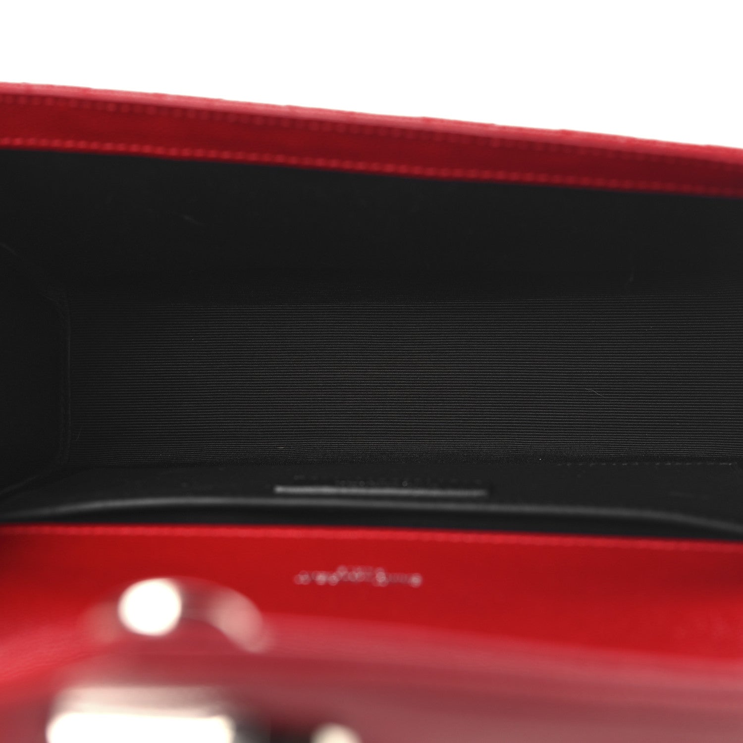 Saint Laurent Grain De Poudre Textured Mixed Matelasse Triquilt Medium Monogram Satchel Rouge Eros 5 of 9