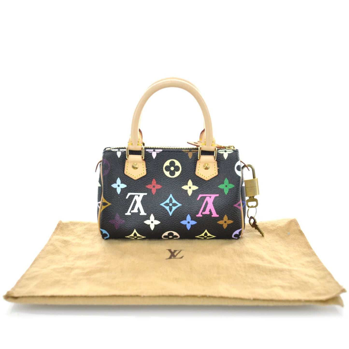 Monogram Multicolor Mini Sac HL Speedy Black