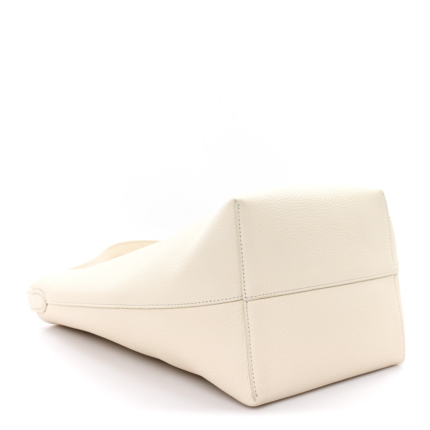 The Row Grained Calfskin Medium N/S Park Tote Ivory 4 of 9