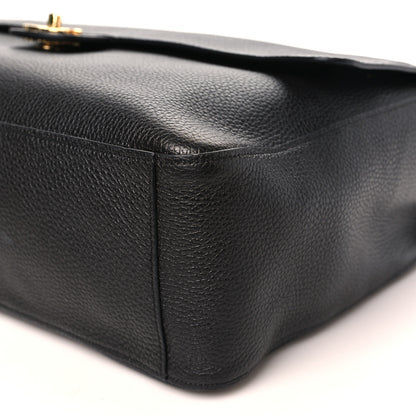 Chanel Grained Calfskin Souplissimo Maxi Flap Black 9 of 9