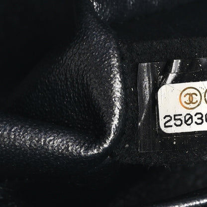 Chanel Iridescent Calfskin Quilted Mini Rectangular Flap Charcoal 7 of 11