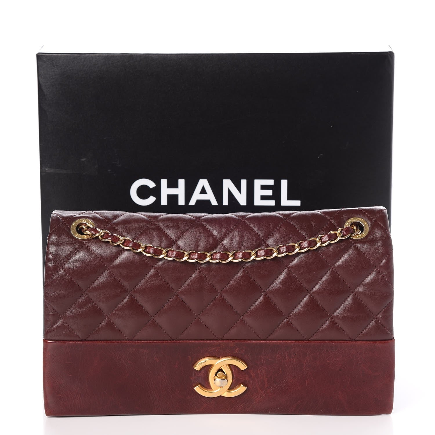 Chanel Calfskin Quilted Jumbo Soft Elegance Flap Bordeaux 12 of 12