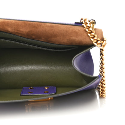 Fendi Vitello Grace Matte Small Kan U Shoulder Bag Purple Rain 6 of 17