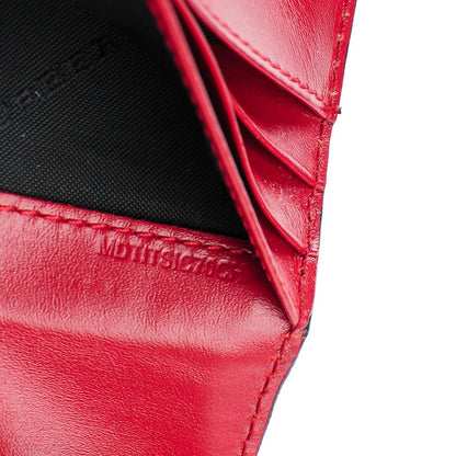 Burberry Patent Heritage Grain Penrose Bow Continental Wallet Military Red 7 of 8