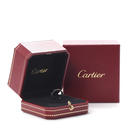 Cartier 18K White Gold 3.5mm LOVE Wedding Band Ring 49 5 5 of 5