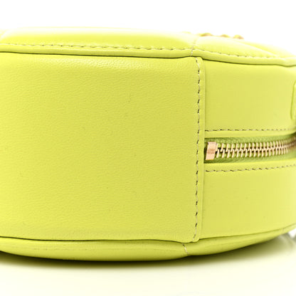 Chanel Lambskin Quilted Chanel 19 Round Clutch With Chain Yellow 7 of 8