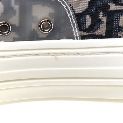Christian Dior Technical Canvas Oblique Pixel Mens B23 High Top Sneakers 42 White 9 of 9