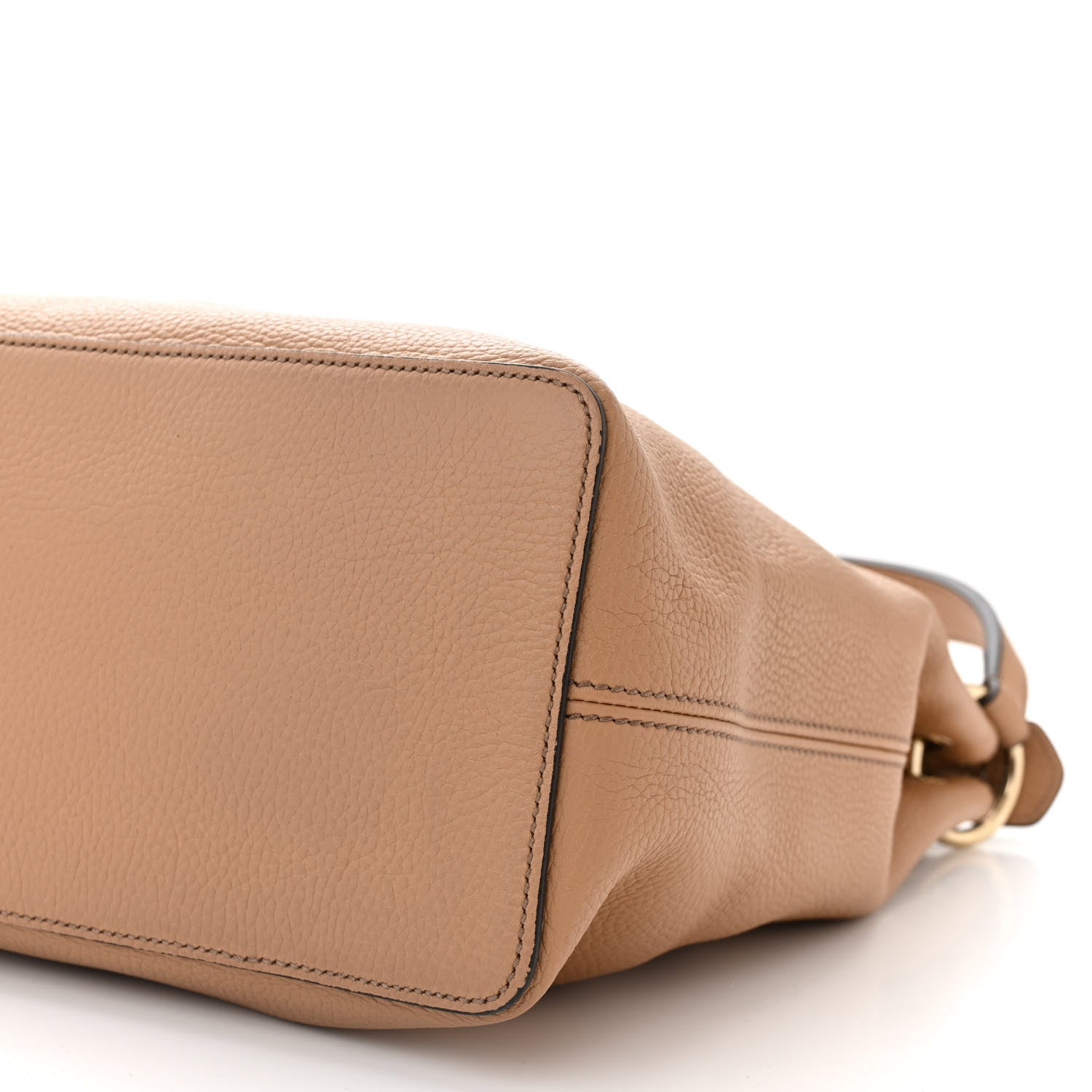 Gucci Pebbled Calfskin Large Soho Hobo Camelia 10 of 10