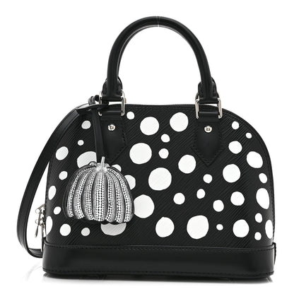 Louis Vuitton X YK Epi Alma BB Black White 1 of 10