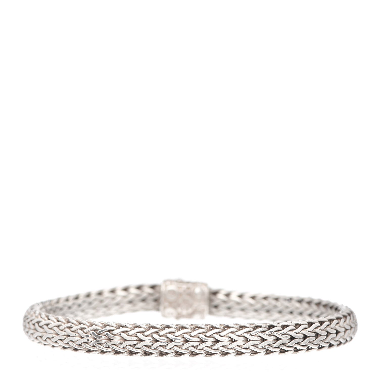 John Hardy Sterling Silver 18K Yellow Gold 7mm Jaisalmer Classic Chain Dot Bracelet 3 of 4