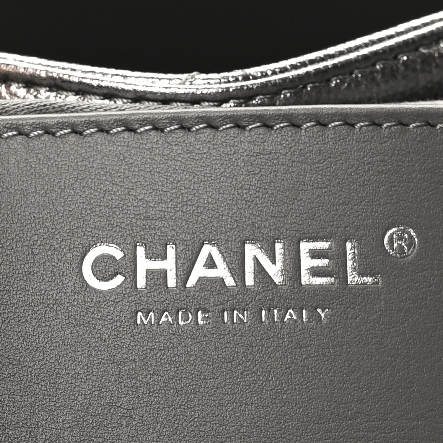 Chanel Metallic Caviar Quilted Small Chanel 25 Handbag Anthracite 10 of 21