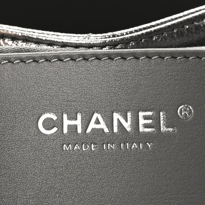 Chanel Metallic Caviar Quilted Small Chanel 25 Handbag Anthracite 10 of 21
