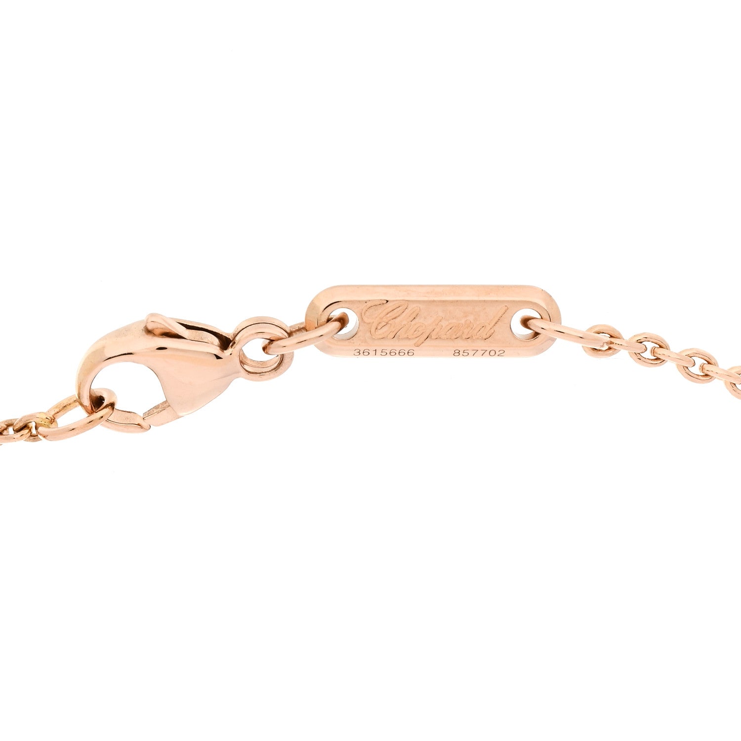 Chopard 18K Rose Gold Ice Cube Station Bracelet 3 of 5