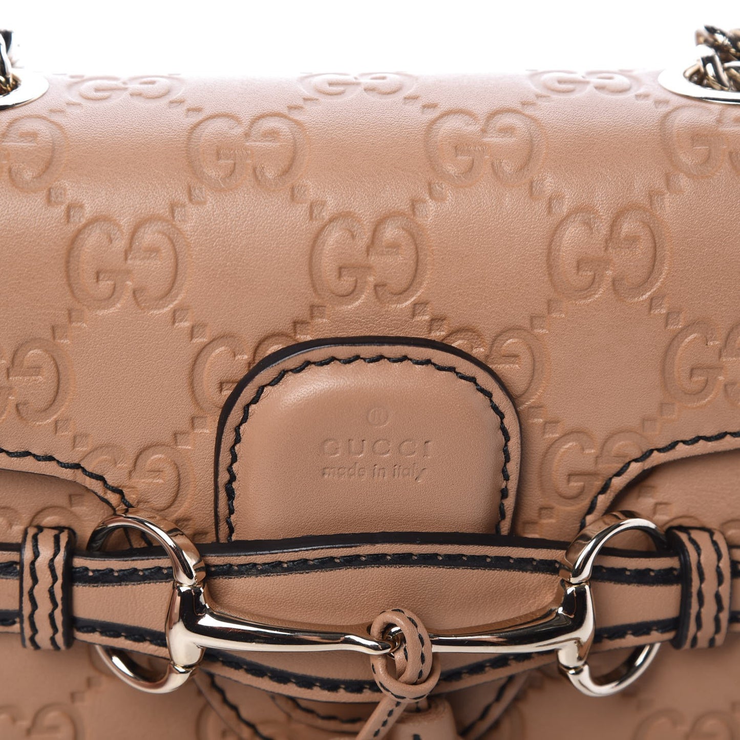 Guccissima Mini Emily Chain Shoulder Bag Camelia