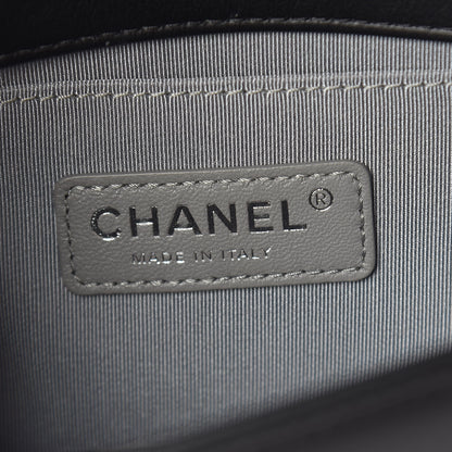 Chanel Calfskin Chevron Quilted Small Boy Flap Black 6 of 10