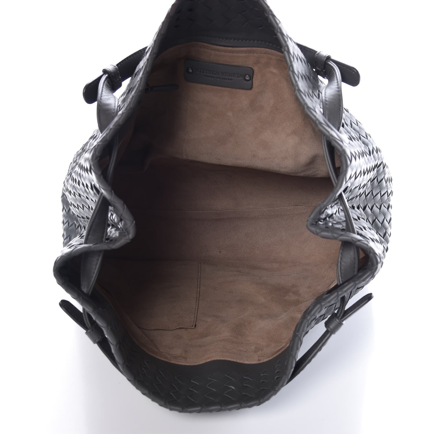Bottega Veneta Nappa Intrecciato Garda Bag Grey 7 of 10