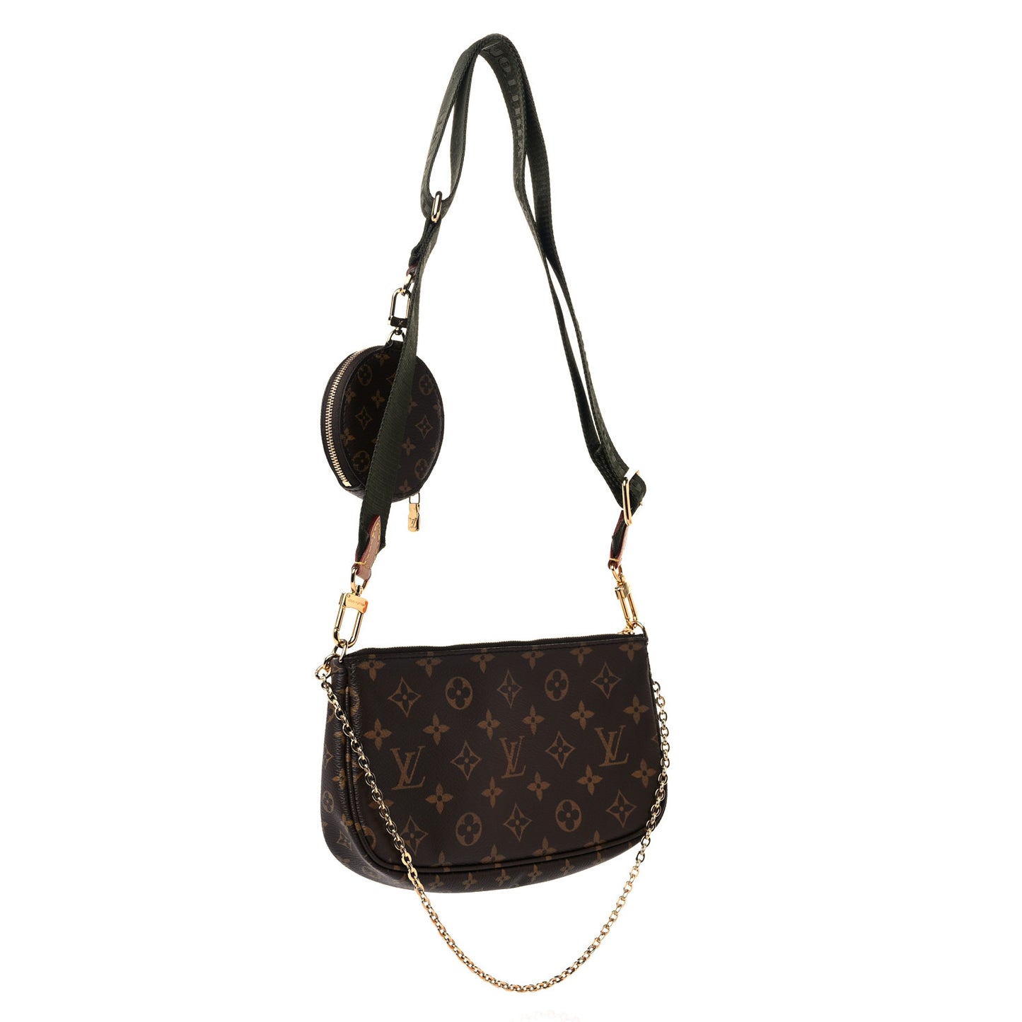 Monogram Multi Pochette Accessories Kaki