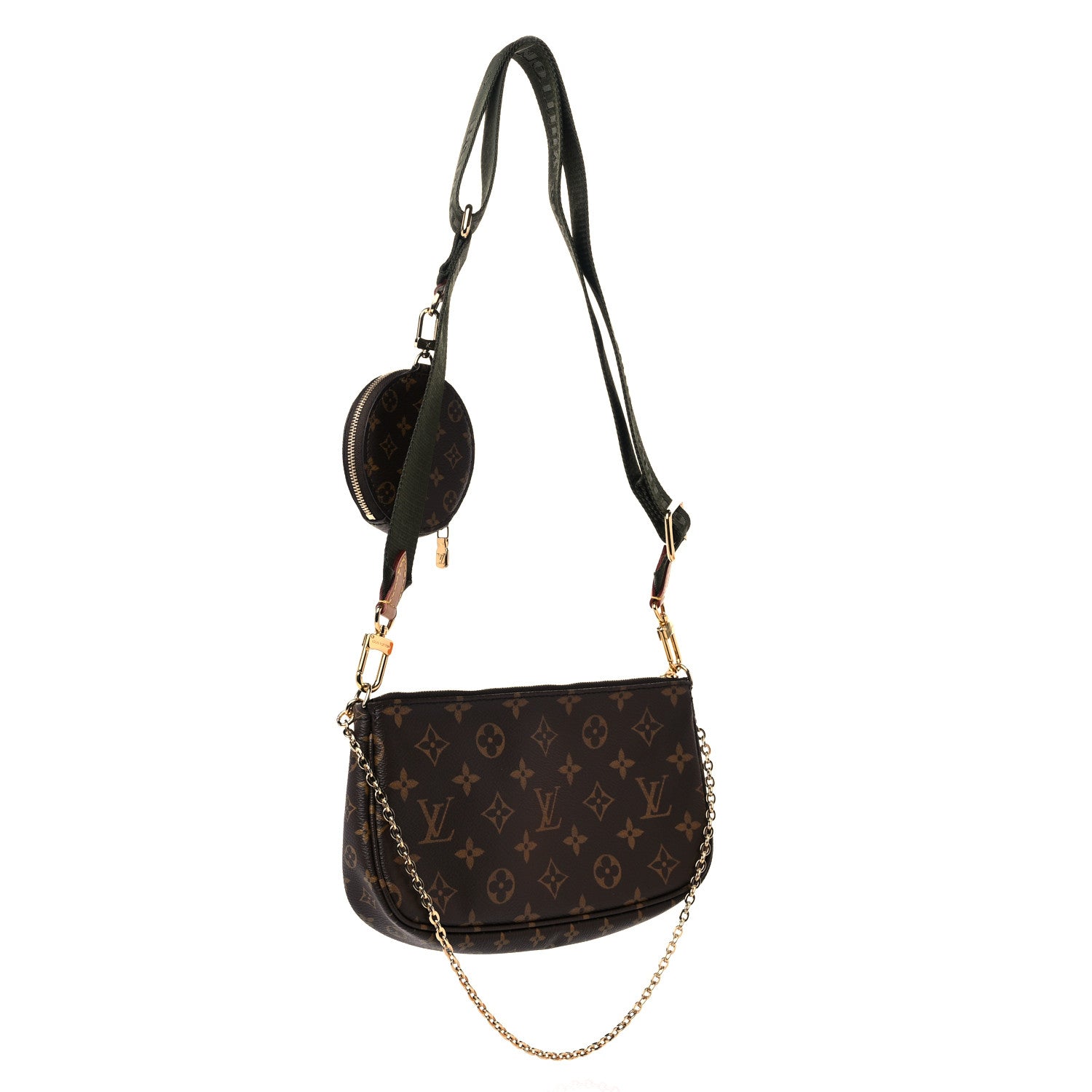 Louis Vuitton Monogram Multi Pochette Accessories Kaki 3 of 12