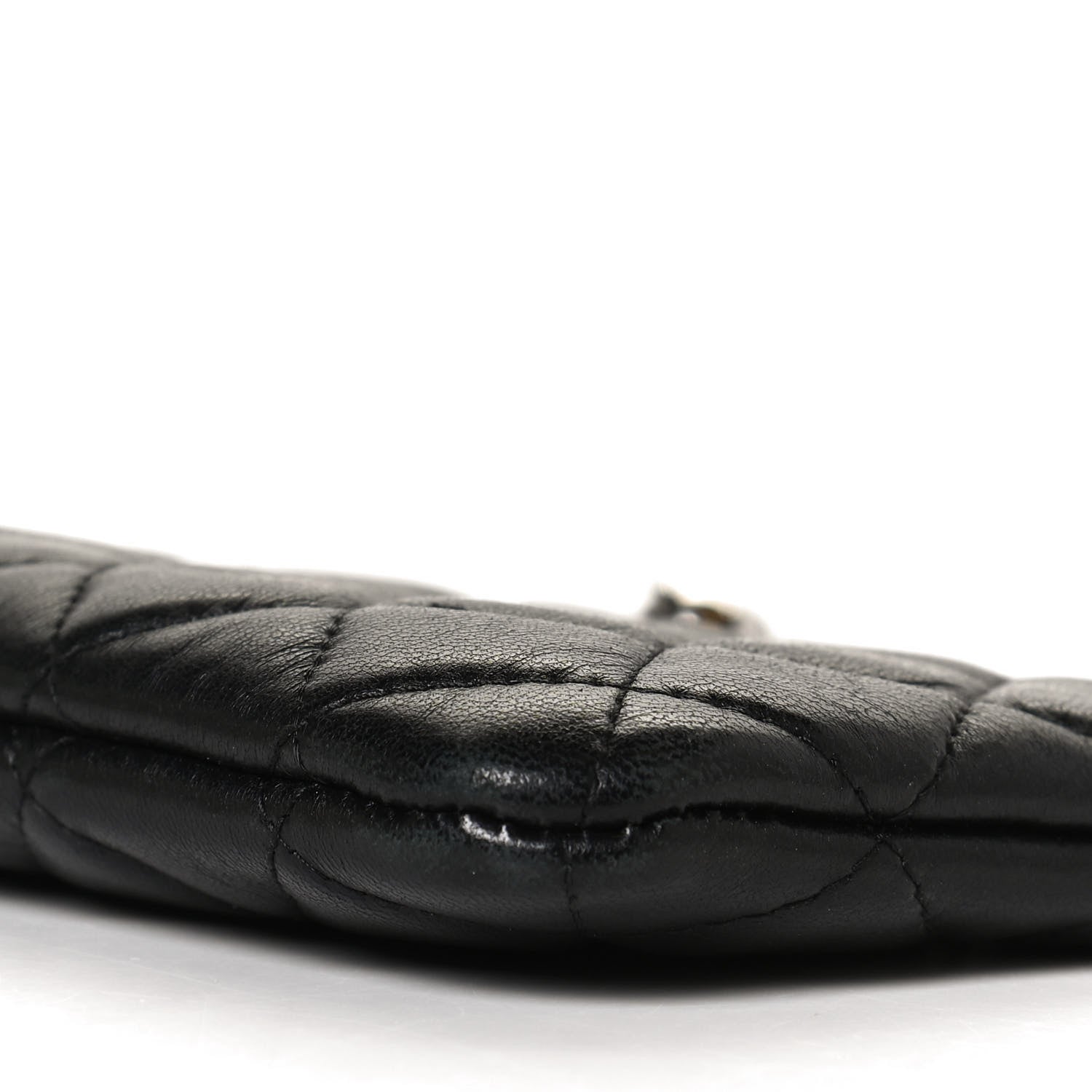 Chanel Lambskin Quilted Small Cosmo Cosmetic Case Black 8 of 9