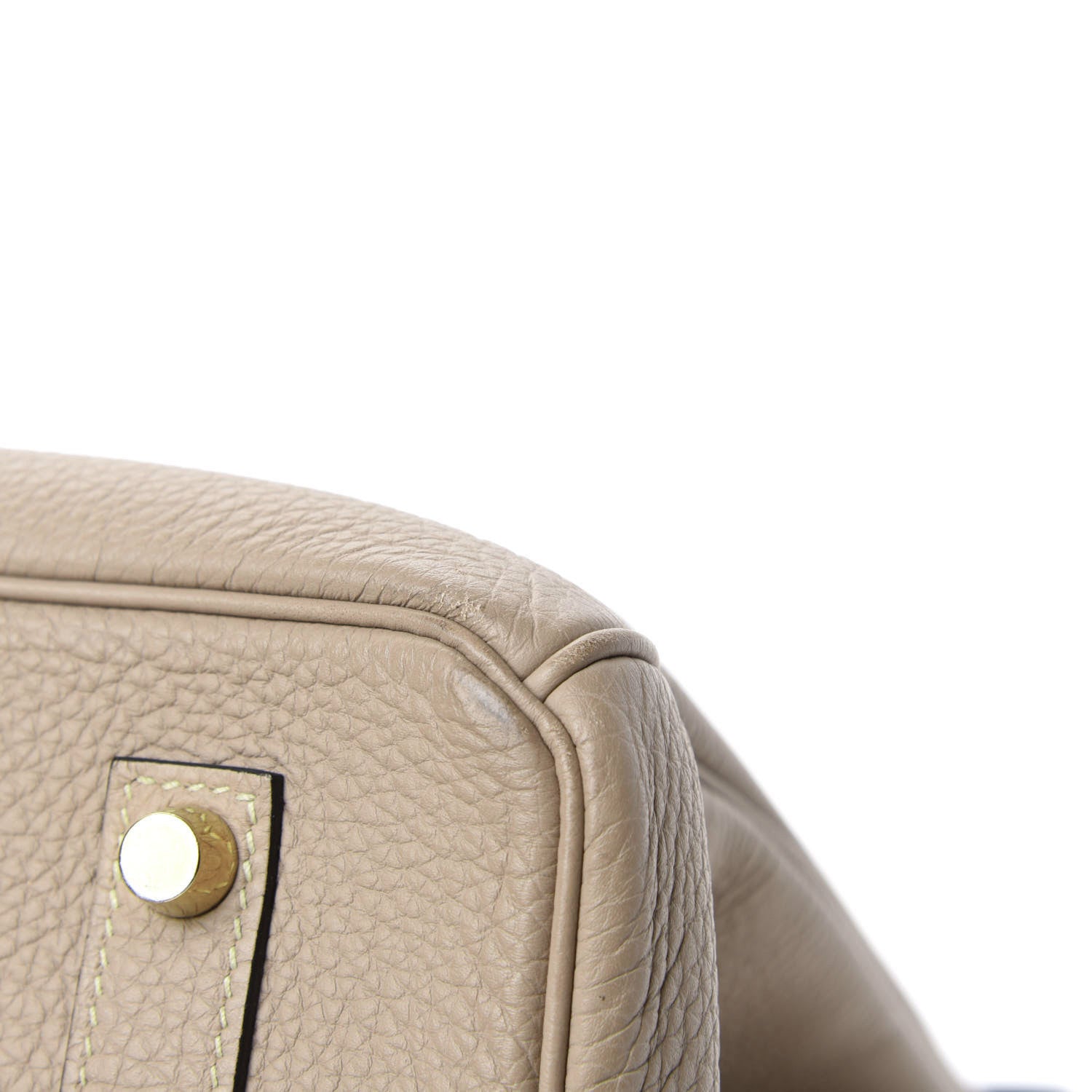Hermes Togo Horseshoe Birkin 35 Gris Tourterelle Ardoise 11 of 18