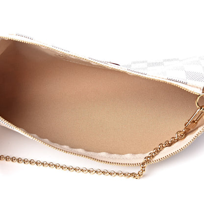 Louis Vuitton Damier Azur Eva Clutch 5 of 9