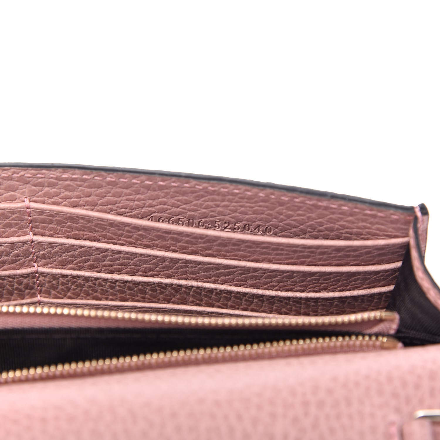 Gucci Dollar Calfskin Medium Betty Chain Wallet Soft Pink 9 of 10