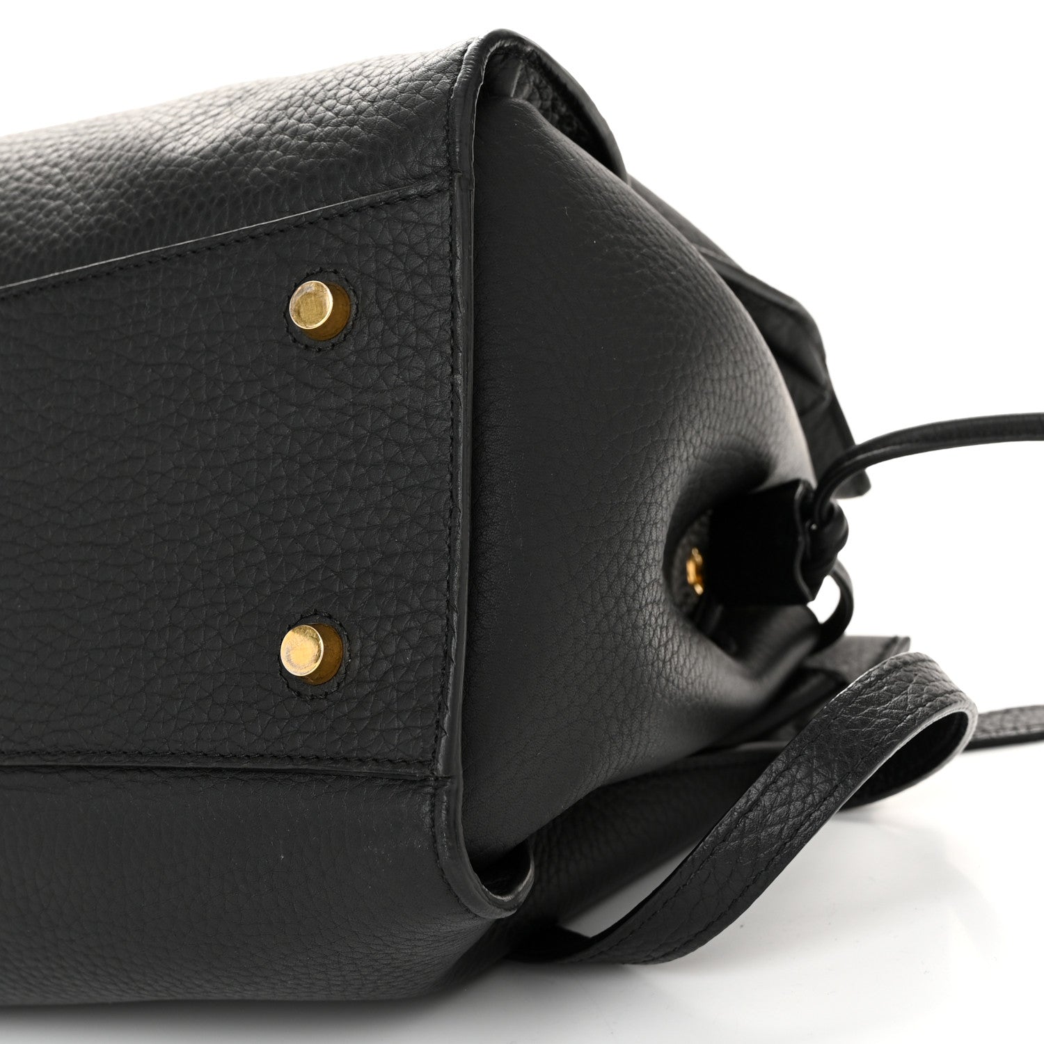 Mulberry Heavy Grain Iris Tote Black 9 of 10