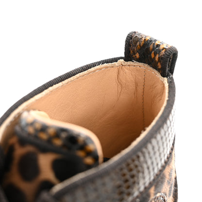 Christian Louboutin Pony Hair Spikes Orlato Flat Sneakers 35 Leopard 10 of 10