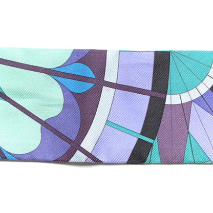 Hermes Silk Rose de Compas Twilly Menthol Bleu Lilac 5 of 7
