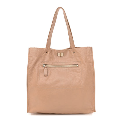 Valentino Garavani Craquele Nappa Rockstud Tote Bag Camel Rose 1 of 9
