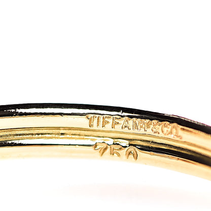 Tiffany 18K Yellow Gold Signature Double X Ring 52 6 5 of 5