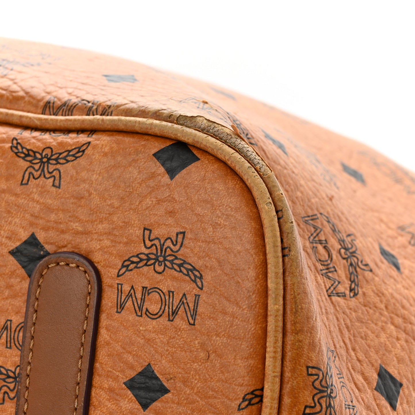 Visetos Large Liz Reversible Shopper Tote Cognac