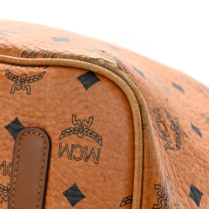 MCM Visetos Large Liz Reversible Shopper Tote Cognac 15 of 26