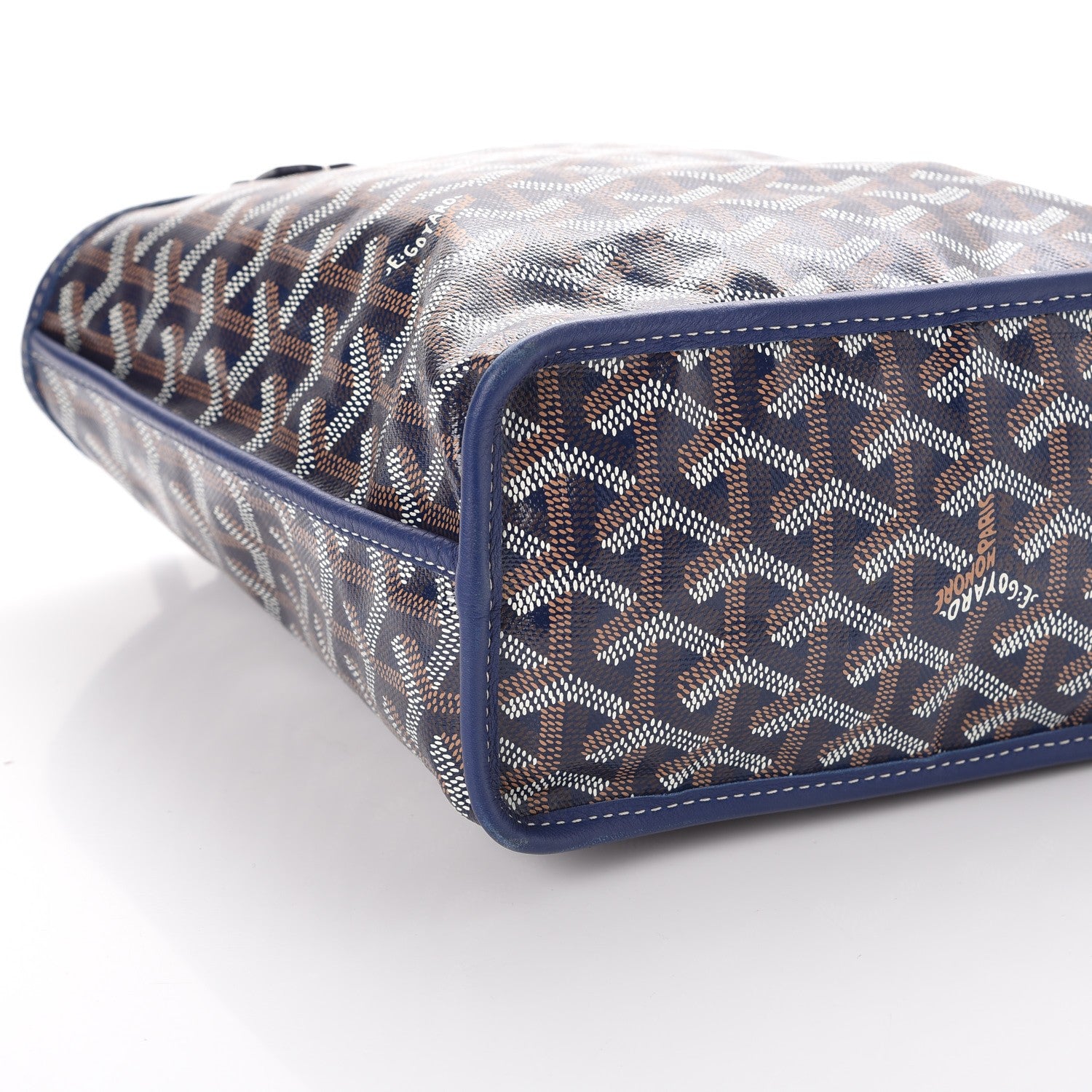 Goyard Goyardine Reversible Mini Anjou Navy 16 of 17