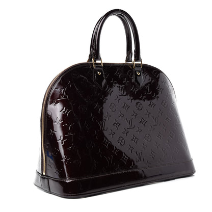 Louis Vuitton Vernis Alma GM Amarante 3 of 10