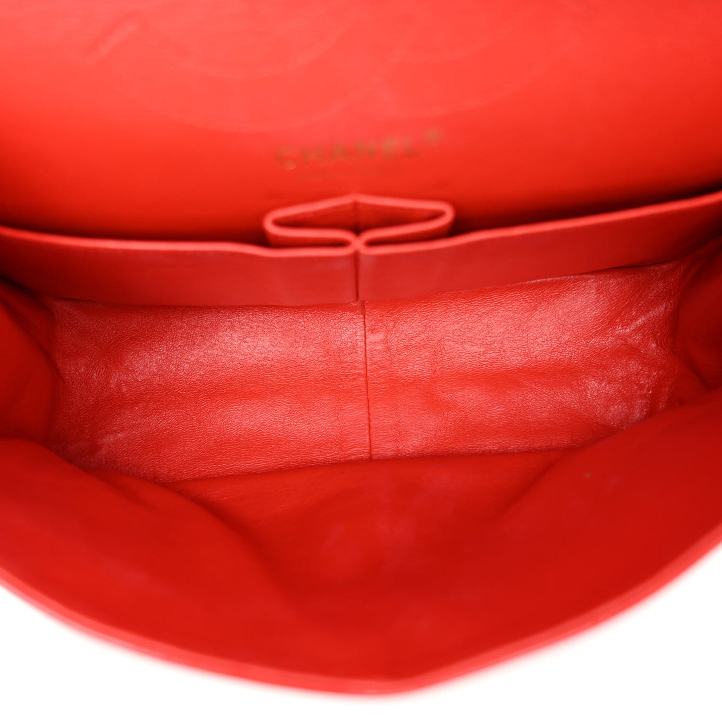 Crackled Patent Calfskin Puzzle Reissue 226 Flap Red