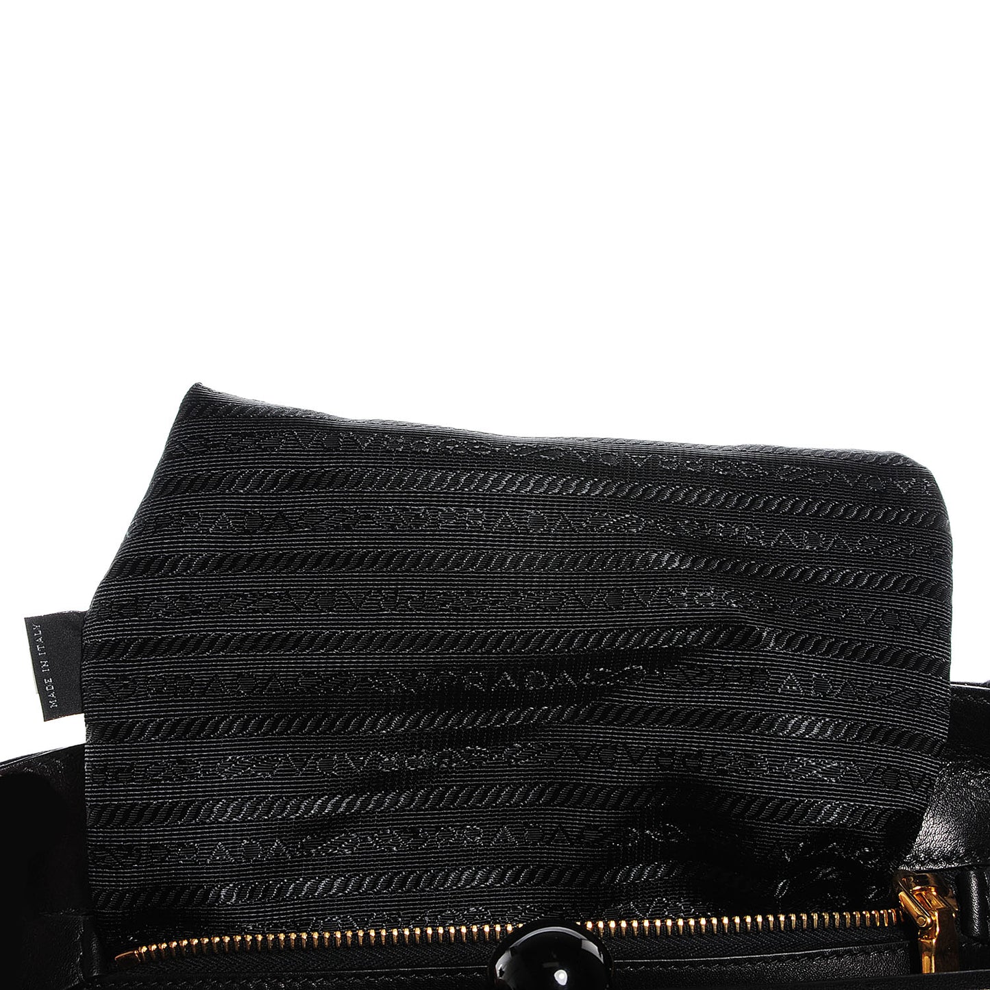 Soft Calf Frame Tote Nero Black