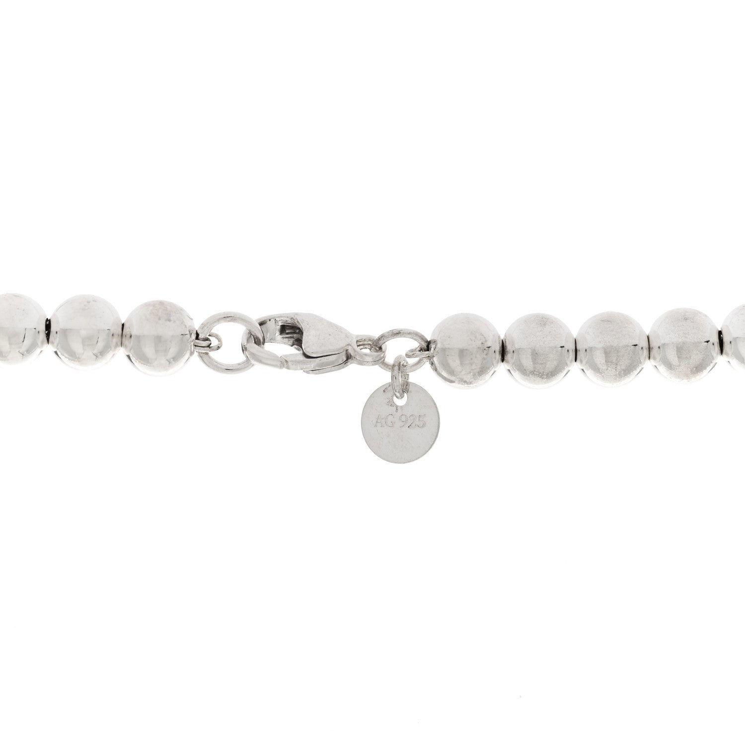 Tiffany Sterling Silver HardWear Graduated Ball Necklace 4 of 4