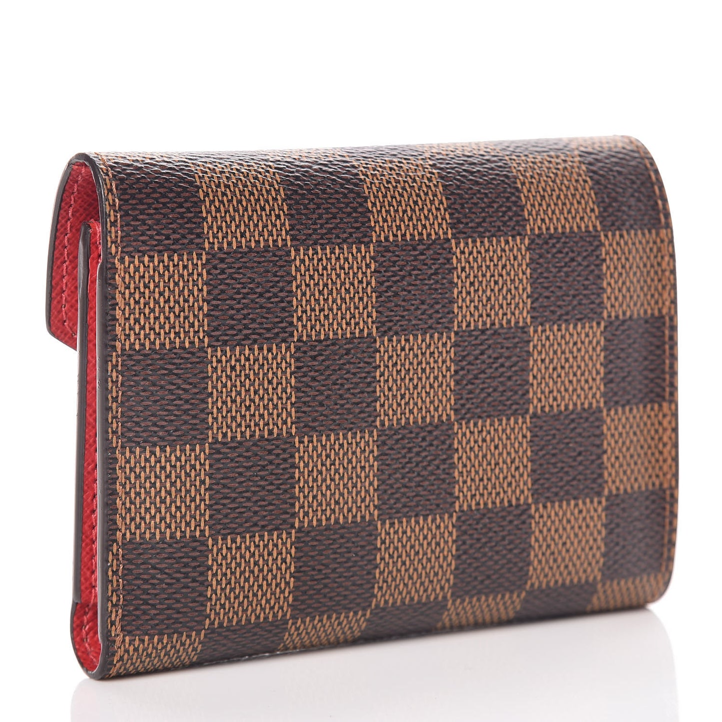 Damier Ebene Victorine Wallet Red