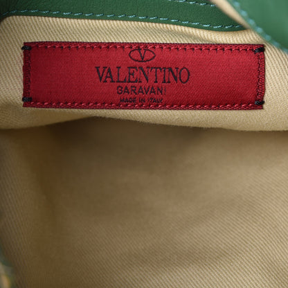 Valentino Garavani Vitello Small Rockstud Hobo Green 7 of 8