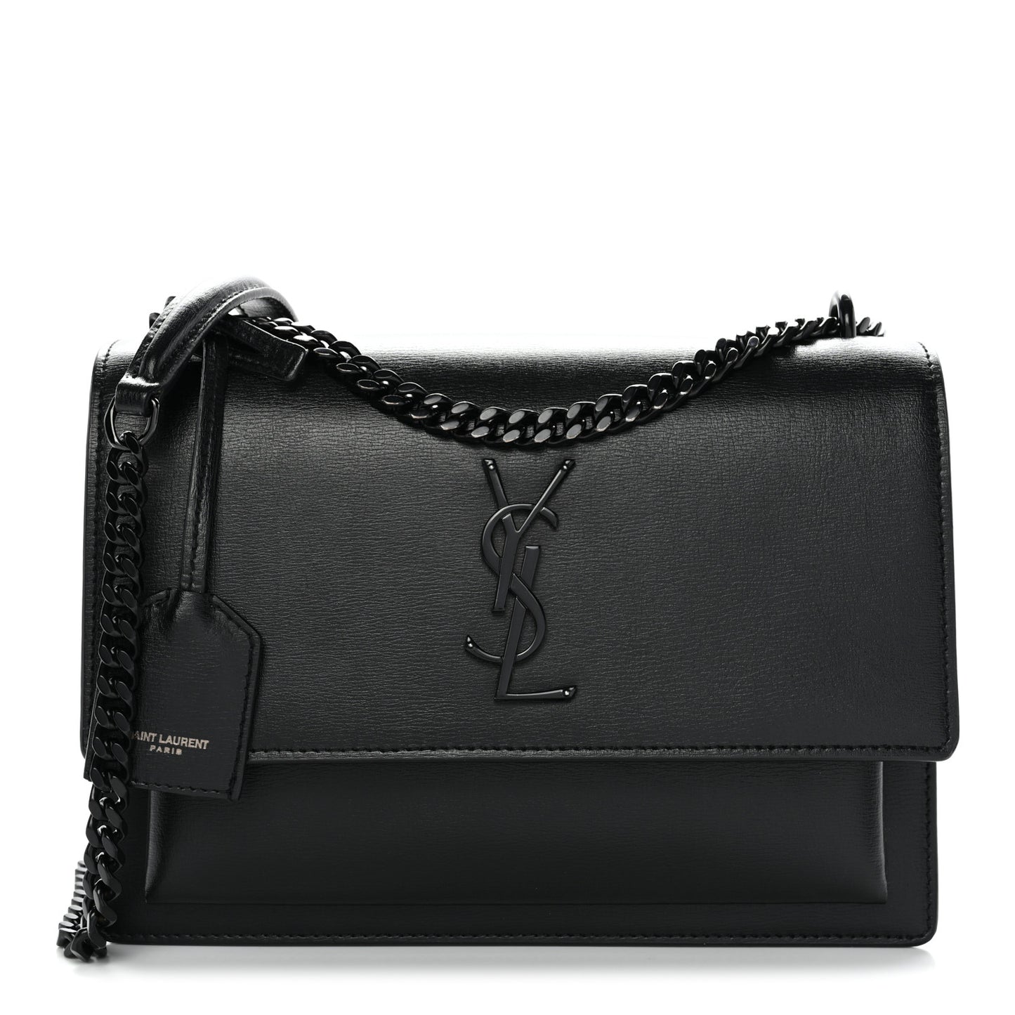 Calfskin Medium Monogram Monochrome Sunset Black