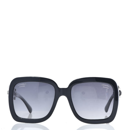 Chanel Pearl Crystal Bijoux Polarized Sunglasses 5335-B-A Black 2 of 8