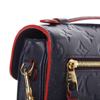 Louis Vuitton Empreinte Pochette Metis Marine Rouge 10 of 12