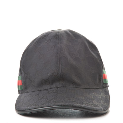 Gucci Monogram Web Baseball Hat M Black 3 of 7