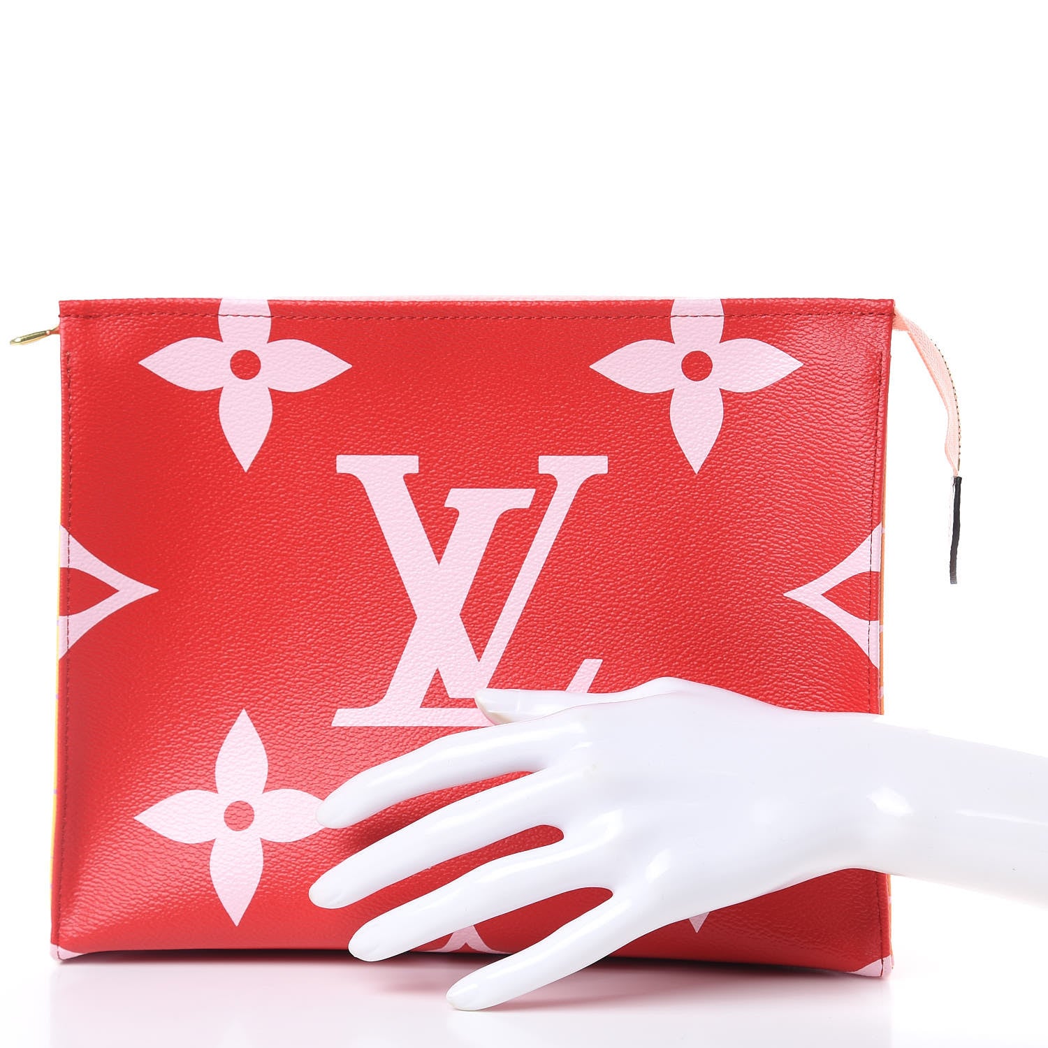 Louis Vuitton Monogram Giant Toiletry Pouch 26 Rouge 2 of 10