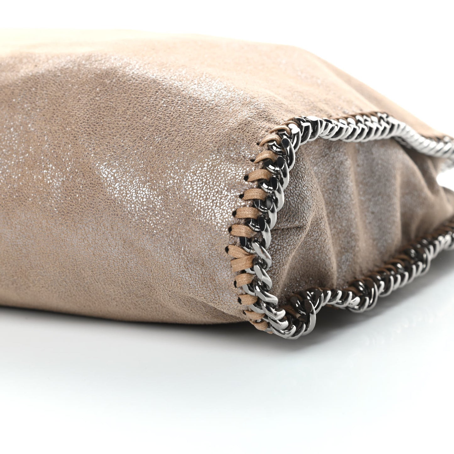Shaggy Deer Small Falabella Tote Taupe